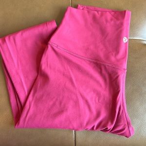 Lululemon align full length leggings pomegranate